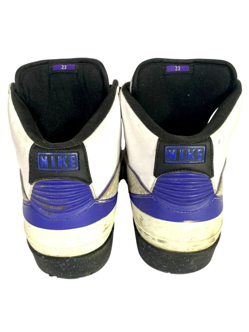 Nike Air Jordan 2 Retro 'Dark Concord' Vintage 2014 Men's 12 Model 385475-153 - Picture 3 of 8